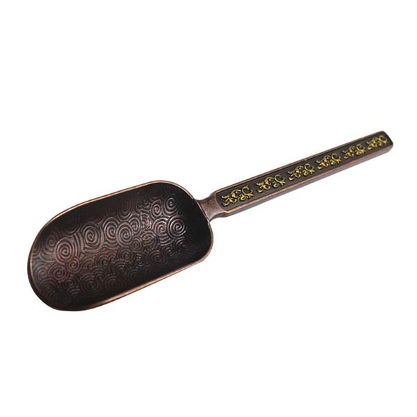 

copper zinc loose leaf tea scoop retro style tea shovel coffee bean scooper measuring spoon tea accessory