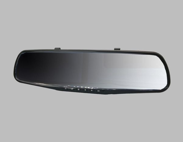 

full hd 1080p car dvr camera auto 4.3 inch rearview mirror digital video recorder dual lens registratory camcorder