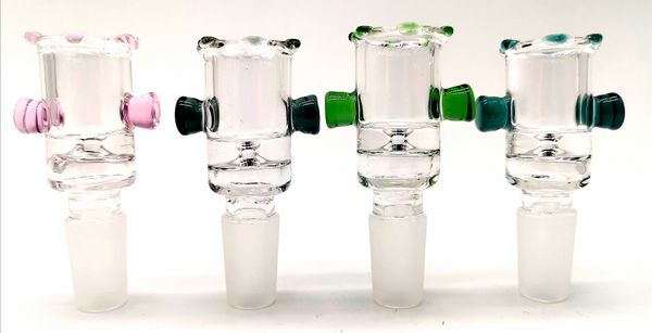 

Glass hookah Smoking Accessories Glass Pipes Oils Nail Oil Burner Pipe Thick Colorful Pipes 14mm