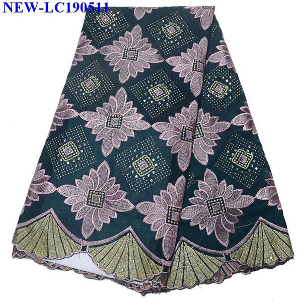 

2019 new de ign embroidered african cotton lace fabric with tone african wi voile lace for women dre xvf06