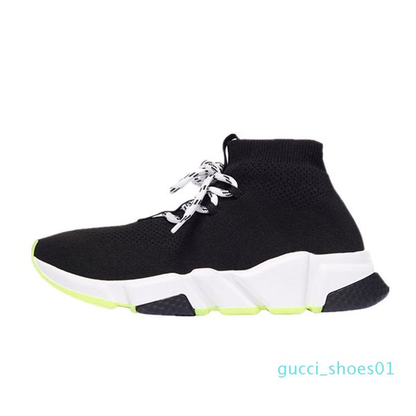 

designer sock triple black white men women chaussures glitter volt pink fashion mens trainer runner platform sneakers 36-45 lace-up g01