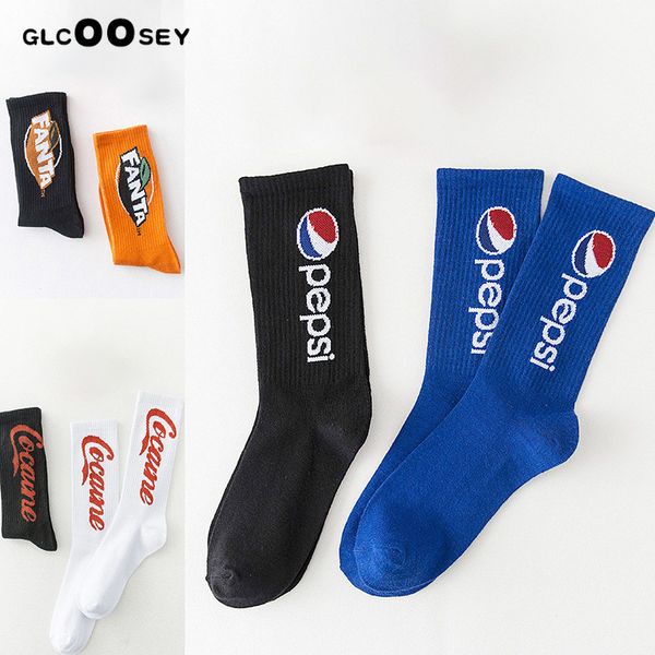 

1pair letter hiphop sport novelty soft black blue yellow white adjustable elastic cotton cool comfortable creative outdoor socks