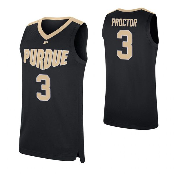 

jahaad proctor stitched men's purdue boilermakers aaron wheeler matt haarms eric hunter jr. college basketball jersey black