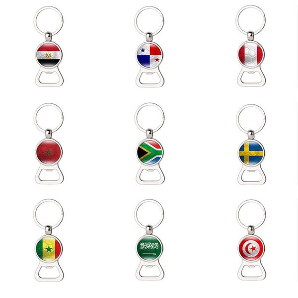 

2019 world cup beer opener keychain world cup russia 2019 keychain with football flag keychain 9 designs an2532