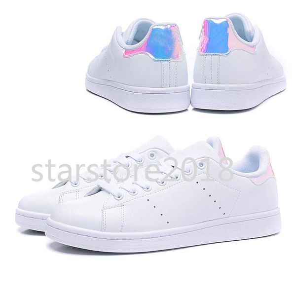 

2019 designers shoes smith men women stan shoes black white red blue silver pink smith sneakers casual shoes leathe