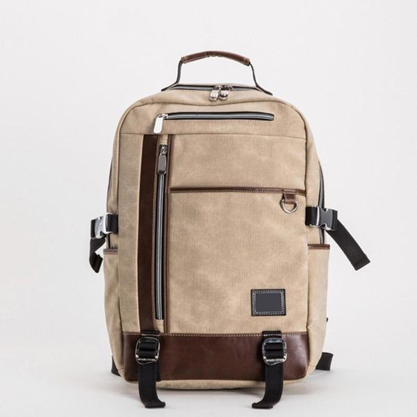 

outdoor bags men travel climbing bag casual canvas lapbackpack large capacity man computer sport shoulder school xa79y