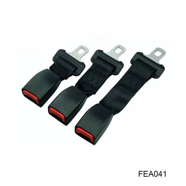 

different size adjustable webbing car seat safety belt extenders buckle fea041