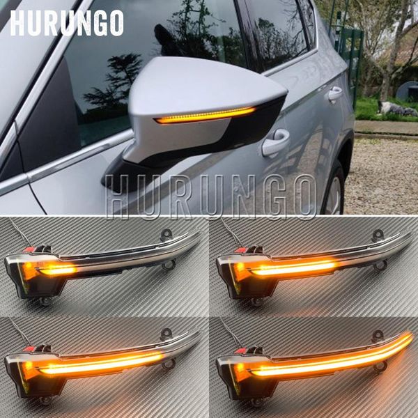 

dynamic led turn signal blinker for seat ateca 5d 2016 2017 2018 2019 car side mirror indicator light tarraco