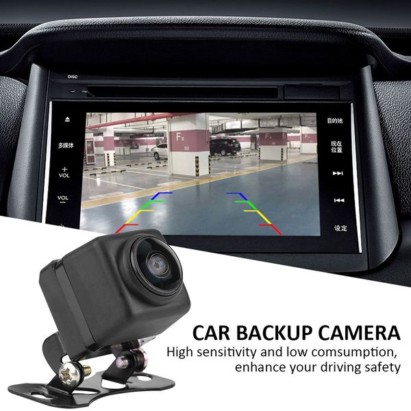 

hd 180 degree fisheye lens car camera rear / front view wide angle reversing backup camera night vision parking assist for car c