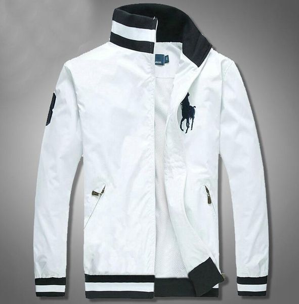 

men's clothing jacket jacket spring and autumn thin zipper embroidery pattern men's jacket designer design size -2xl, Blue;gray