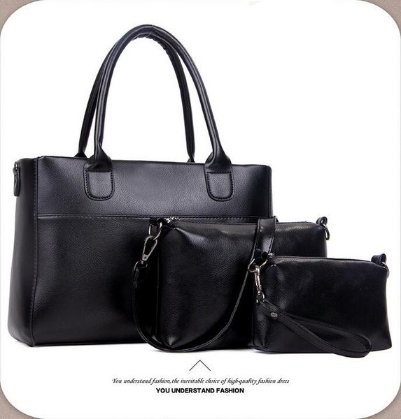 

women's shoulder bag handbag fashion messenger bag 2019 evening bag triple wallet use tungsten steel fittings 6656-2
