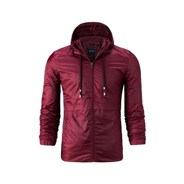 

mens solid color fashion simple fashion homme coat zipper sports jacket spring new jacket, Black;brown