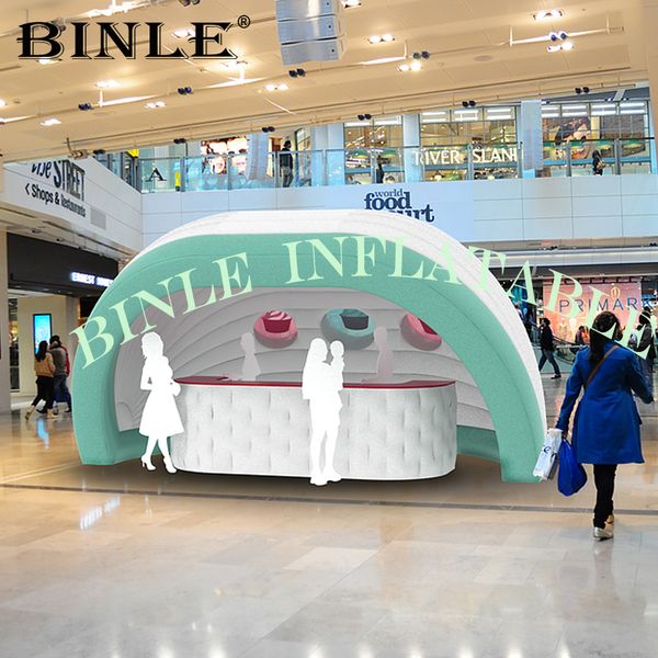 

commercial use dome inflatable bar tent cocession booth kiosk bar vending stand for drinking fast food promotion
