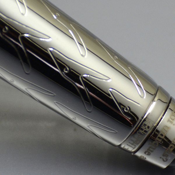 

luxury petit prince fountain pen with fine serial number carving office school stationery cute mb write fluent ink gift pens 4810 nib