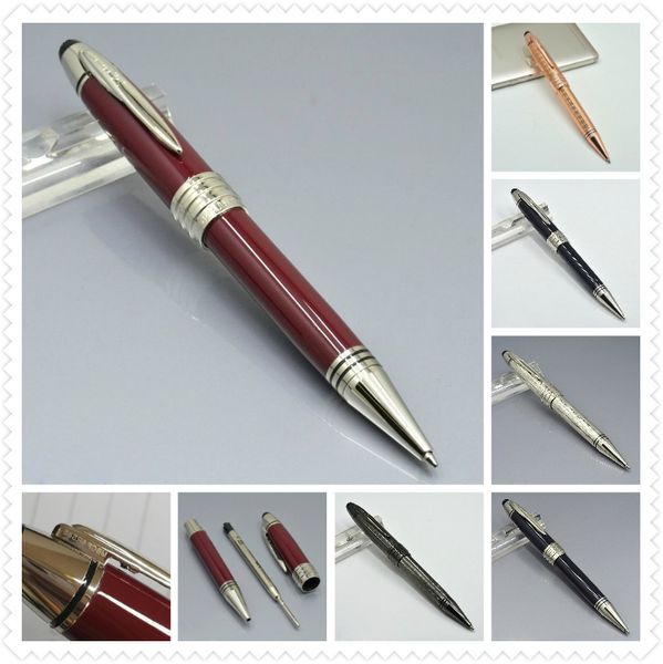 

классический jfk 6 цветов металлов шариковой ручка школы канцелярской роскоши написание бизнес-подарки заправки ручка m8, Blue;orange