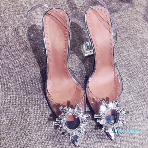 

high heels sandals shoes woman silver rhinestone wedding shoes high heels party shoes summer height heels sandals fa03, Black