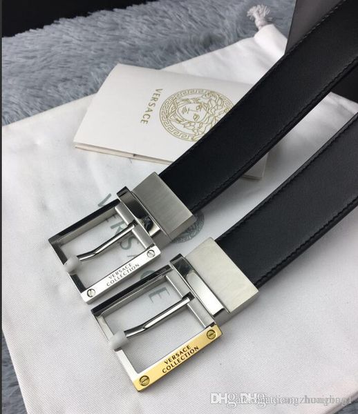 

mens designer belts man woman luxury belt brand letter smooth buckle belts width 3.5cm highly quality with box, Black;brown