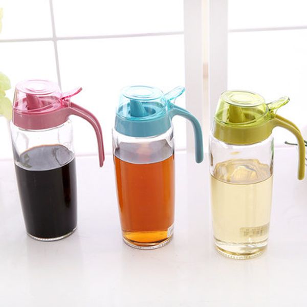 

large oiler household glass 500ml leak oiler kitchen supplies seasoning bottle oil bottle vinegar sauce