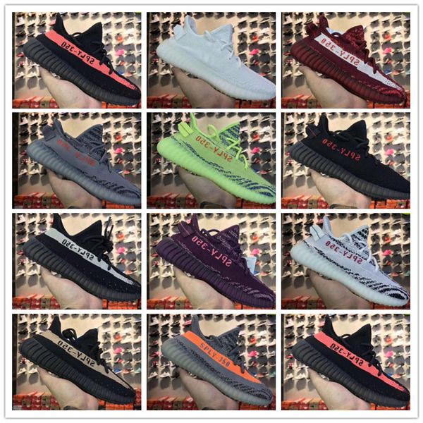 

2018 kanye we t 35o butter blue tint yellow emi frozen cream white zebra bred black beluga 2 0 running hoe neaker