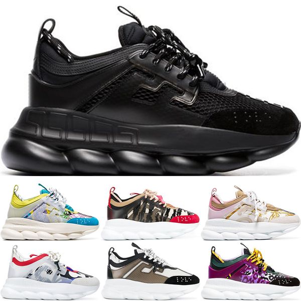 

chain reaction luxury designer shoes men women sneakers snow leopard blue mesh rubber leather fashion women casual shoes 36-45