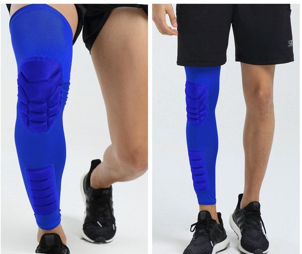 

outdoor sports safety basketball knee pads antislip honeycomb leg pad knee support cycling knee protector pads soccer balls practice, Black;gray