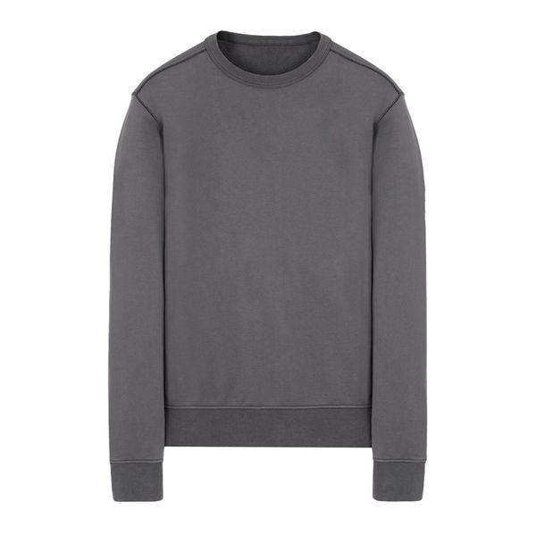 

19ss crewneck толстовка t0pst0ne с длинным рукавом футболка простой solid толстовка моды пуловер свитер sportwear street, Black