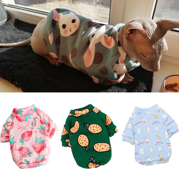 

мультфильм cat hoodie свитер осень зима pet cat одежда для кошек katten kedi пуловеры mascota pet костюм cat outfit одежда