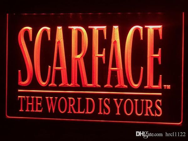 

C111b- Scarface The World Is Yours LED Neon Light Войти
