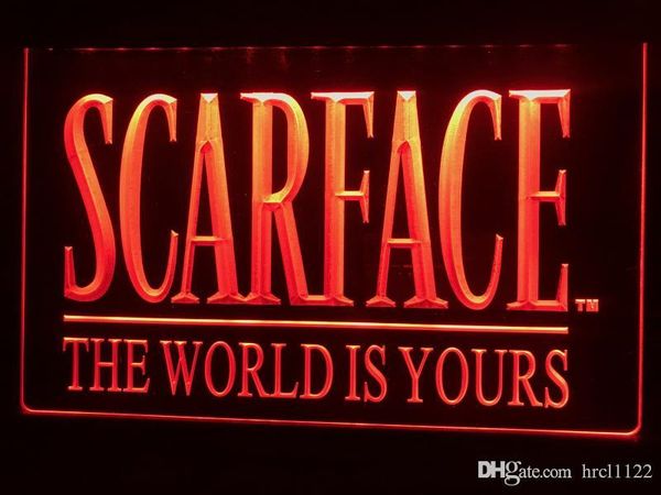 

C111b- Scarface The World Is Yours LED Neon Light Войти