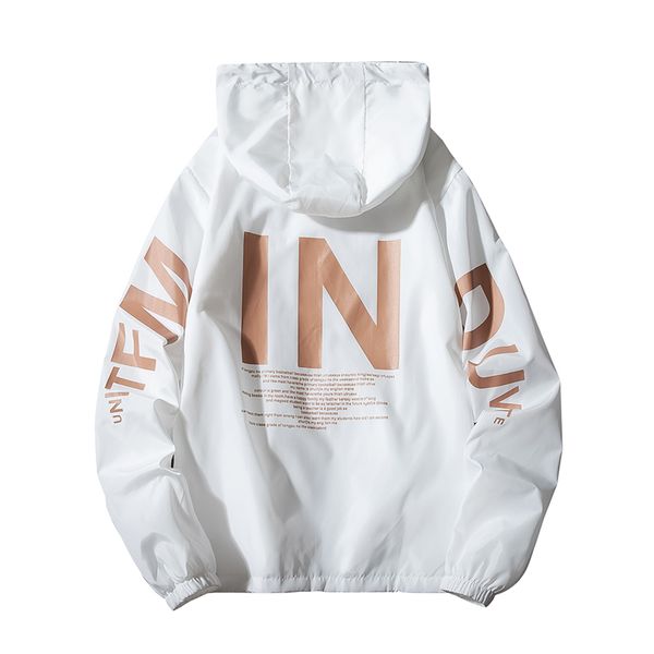 

casual jacket men thin loose hooded jacket, Black;brown