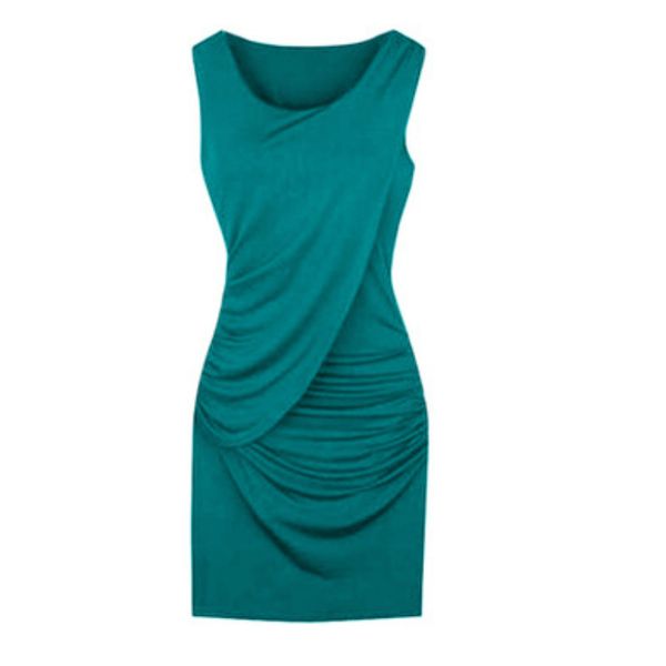 

womens designer spring summer new sleeveless dress ladys solid color casual dress women plus size dresses brand clothes 2020 wholesale, Black;gray