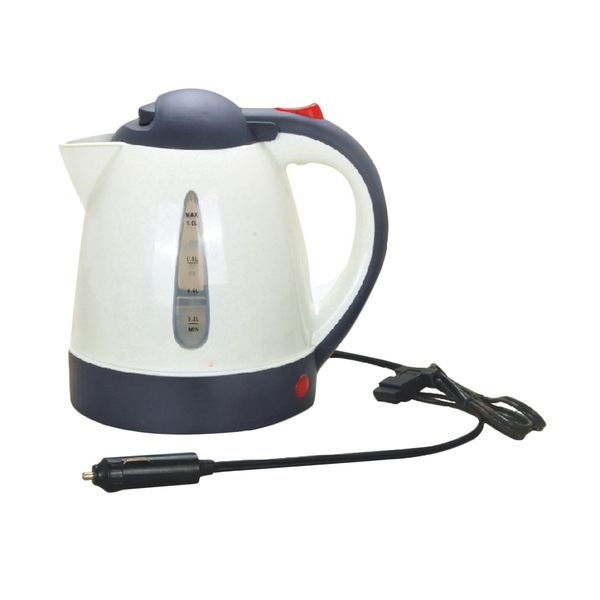 

ergonomic 24v automobile coffee soup non slip car travel portable anti-scalding 1l electric kettle truck water heater 250w