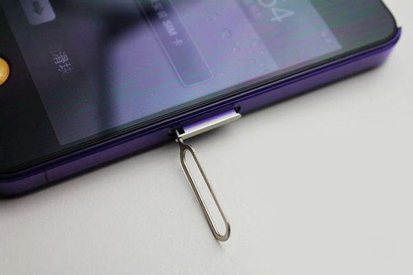 

wholesale 500pcs/lot new sim card pin for iphonexsmax xr xs 7 6 samsung phone cell phone tool tray holder eject pin metal