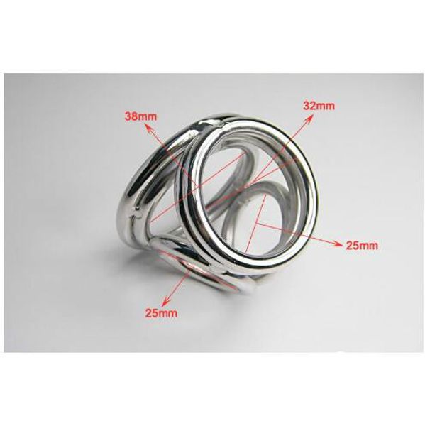 

stainless toys steel ring for male cock bound four a530s scrotum belt ring device chastity men chastity delay urethral ch qnfm