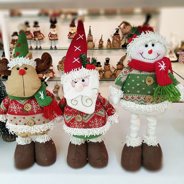 

christmas ornaments gift santa claus snowman tree toy doll hang decorations household family home 2019 new arrivals selling