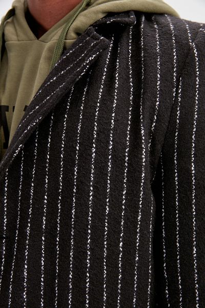 

trendyol male striped new coat tmnaw20kb0173, Black;brown