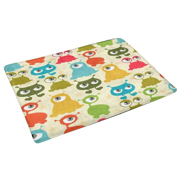 

cute monsters anti-slip door mat home decor indoor entrance doormat