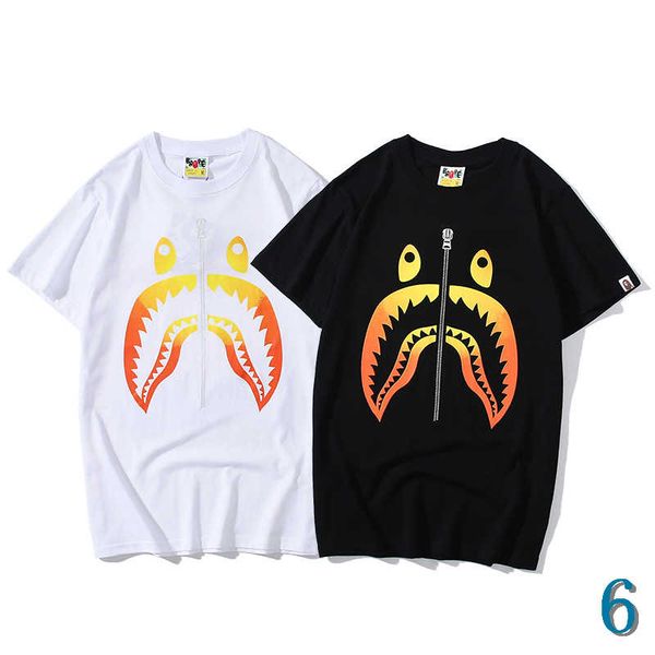 

new mens designer t-shirt clothing in summer mens brand t shirt mens short sleeves pattern print casual tees size s-2xl 6, White;black