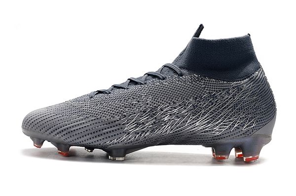 

2019 12s euphoria pack grey electroplate high limited victory waterproof flyknitting vi elite ag fg gs 39-45 outdoor shoes