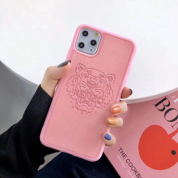 

fashion brand tiger designer cover case for iphone 11 pro max 7 plus 8 8 plus x xr xs max luxury leather couqe back shell a08