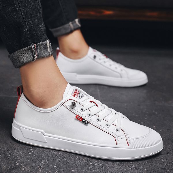 

fashion classic casual shoes super thousand skins men vulcanize shoes men comfortable lace up flats male lightweight breathabl *, Black