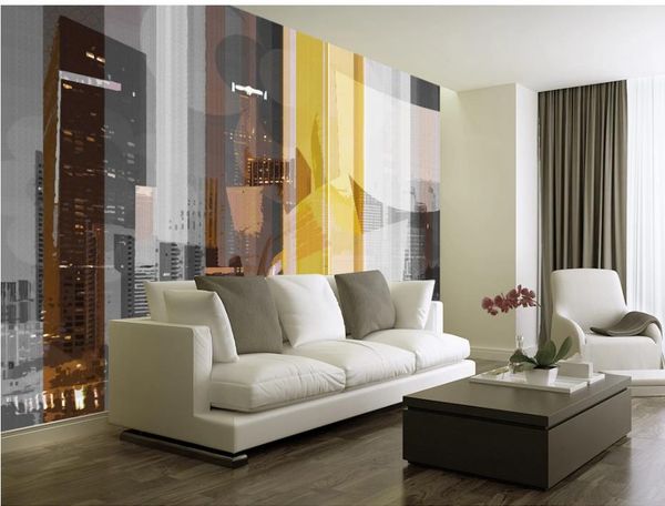 

custom any size p modern wallpaper for living room abstract city landscape background wall