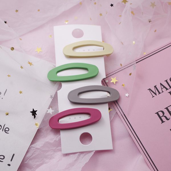 

candy color accessories girls hairwear styling small hair clip barrette 4pcs / set daily star clips, Slivery;white