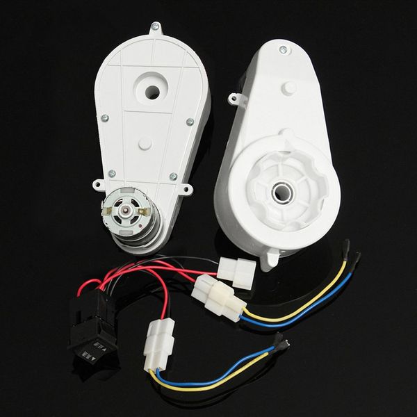 

2pcs 12v 30000rpm practical electric motor gear box for kids bike bicycle ride on car toy high torque low noise adjustable