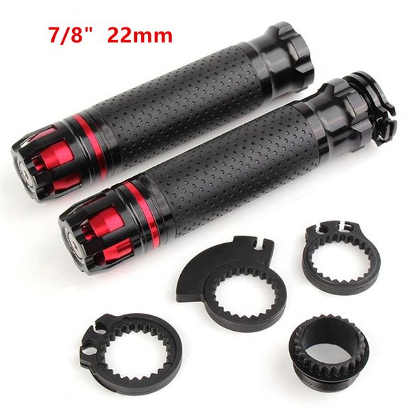 

motorcycle throttle cnc aluminum alloy rotatable handlebar hand grips