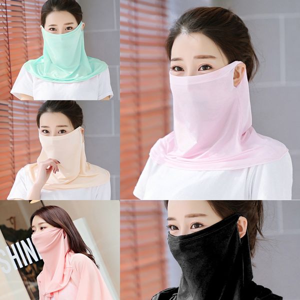 

j0gdq 3d printing magic scarf multi-function half face mask neck anti-uv scarf er cycling bandana outdoor sports headwea, Black
