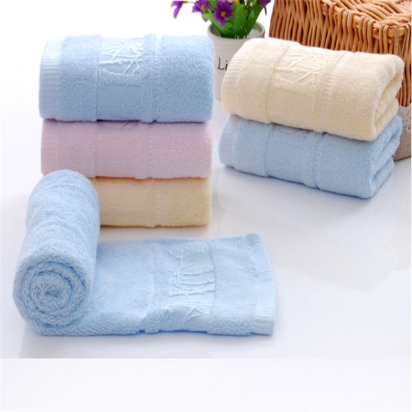 

factory wholesale broken bamboo fiber towel 120g thick soft face towel custom gift logo