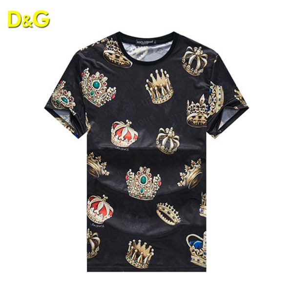 

2019 crown king brand men 039 t hirt dg001 ummer clothing with tag fa hion de igner hort leeve man t hirt italy tyle o neck tee