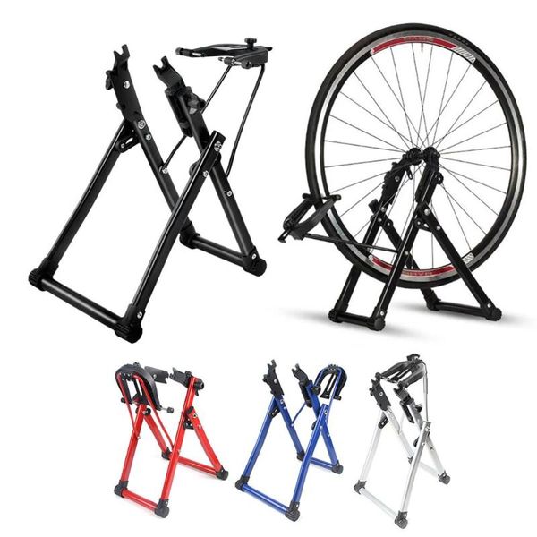 Bicycle Wheel Truing Stand Home Mecânico Truing Stand Manutenção Home Titular Ferramenta de reparo de bicicletas 4 cores