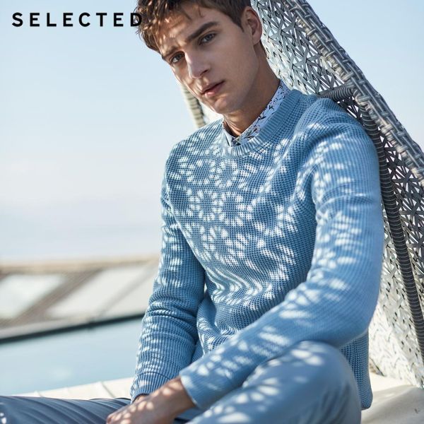 

the solid color round collar men knit s | 418124533, White;black